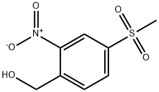 [4-(Methylsulfonyl)-2-nitrophenyl]methanol Struktur