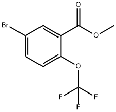 methyl 5-bromo-2-(trifluoromethoxy)benzoate Struktur