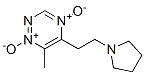 1,2,4-Triazine, 6-methyl-5-[2-(1-pyrrolidinyl)ethyl]-, 1,4-dioxide (9CI) Struktur