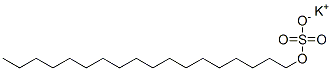 potassium octadecyl sulphate Struktur