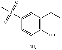 Phenol, 2-amino-6-ethyl-4-(methylsulfonyl)- (9CI) Struktur