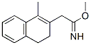 2-Naphthaleneethanimidicacid,3,4-dihydro-1-methyl-,methylester(9CI) Struktur