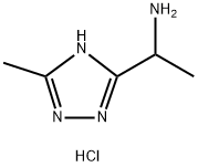 3-(ALPHA-AMINOETHYL)-5-METHYL-4H-1,2,4-TRIAZOLEDIHYDROCHLORIDE Struktur