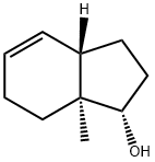 1H-Inden-1-ol, 2,3,3a,6,7,7a-hexahydro-7a-methyl-, (1S,3aS,7aS)- (9CI) Struktur