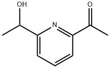 Ethanone, 1-[6-(1-hydroxyethyl)-2-pyridinyl]- (9CI) Struktur