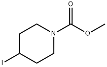 1-Piperidinecarboxylic acid, 4-iodo-, Methyl ester Struktur