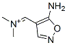 Methanaminium, N-[(5-amino-4-isoxazolyl)methylene]-N-methyl- (9CI) Struktur