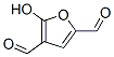 2,4-Furandicarboxaldehyde, 5-hydroxy- (9CI) Struktur