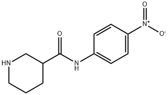 PIPERIDINE-3-CARBOXYLIC ACID (4-NITRO-PHENYL)-AMIDE Struktur