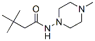 Butanamide, 3,3-dimethyl-N-(4-methyl-1-piperazinyl)- (9CI) Struktur