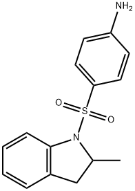 4-[(2-methyl-2,3-dihydro-1H-indol-1-yl)sulfonyl]aniline(SALTDATA: FREE) Struktur