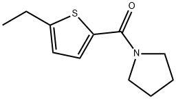 Pyrrolidine, 1-[(5-ethyl-2-thienyl)carbonyl]- (9CI) Struktur