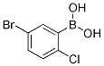 5-Bromo-2-chlorophenylboronic acid Struktur