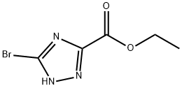 5-BROMO-1H-1,2,4-TRIAZOLE-3-CARBOXYLIC ACID ETHYL ESTER Structure