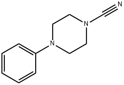 1-Piperazinecarbonitrile,4-phenyl-(9CI) Struktur