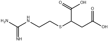 2-GUANIDINOETHYLMERCAPTOSUCCINIC ACID Struktur