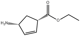 2-Cyclopentene-1-carboxylicacid,4-amino-,ethylester,(1S,4R)-(9CI) Struktur