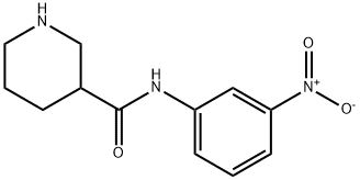 PIPERIDINE-3-CARBOXYLIC ACID (3-NITRO-PHENYL)-AMIDE Struktur