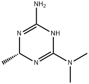 1,3,5-Triazine-2,4-diamine,1,6-dihydro-N,N,6-trimethyl-,(+)-(9CI) Struktur