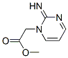 1(2H)-Pyrimidineaceticacid,2-imino-,methylester(9CI) Struktur