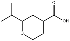 2-ISOPROPYLTETRAHYDRO-2H-PYRAN-4-CARBOXYLIC ACID Struktur