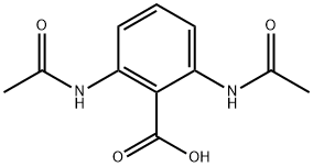 2,6-Diacetamidobenzoic acid Struktur