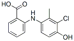 N-(3-chloro-4-hydroxy-2-methylphenyl)anthranilic acid Struktur