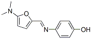 Phenol,  4-[[[5-(dimethylamino)-2-furanyl]methylene]amino]- Struktur