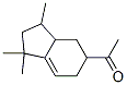 1-(2,3,3a,4,5,6-hexahydro-1,1,3-trimethyl-1H-inden-5-yl)ethan-1-one Struktur