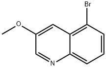 5-Bromo-3-methyoxy-quinoline Struktur