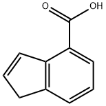 1H-Indene-4-carboxylicacid(9CI) Struktur