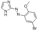 1H-Imidazole, 2-((5-bromo-2-methoxyphenyl)azo)- Struktur