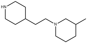 Piperidine, 3-methyl-1-[2-(4-piperidinyl)ethyl]- (9CI) Struktur