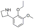 Azetidine, 2-(2-ethoxy-3-methoxyphenyl)- (9CI) Struktur