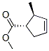 3-Cyclopentene-1-carboxylicacid,2-methyl-,methylester,(1S,2S)-(9CI) Struktur