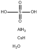 ALUMINUM CESIUM SULFATE Struktur