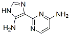 4-Pyrimidinamine,  2-(5-amino-1H-imidazol-4-yl)- Struktur