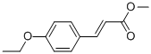 2-PROPENOIC ACID, 3-(4-ETHOXYPHENYL)-, METHYL ESTER Struktur