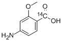 4-AMINO-2-METHOXYBENZOIC ACID [CARBOXYL-14C] Struktur