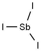 Antimony(III) iodide Struktur