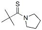 Pyrrolidine,  1-(2,2-dimethyl-1-thioxopropyl)-  (9CI) Struktur