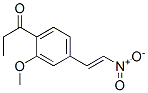 4-propionyl-3-methoxy-omega-nitrostyrene Struktur