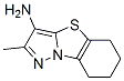 Pyrazolo[5,1-b]benzothiazol-3-amine, 5,6,7,8-tetrahydro-2-methyl- (9CI) Struktur