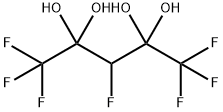 3H-HEPTAFLUORO-2,2,4,4-TETRAHYDROXYPENTANE Struktur