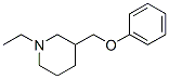 Piperidine, 1-ethyl-3-(phenoxymethyl)- (9CI) Struktur