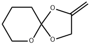 1,4,6-Trioxaspiro[4.5]decane,  2-methylene- Struktur