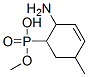 Phosphonic acid, (2-amino-5-methyl-3-cyclohexen-1-yl)-, monomethyl ester (9CI) Struktur