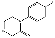 1-(4-FLUORO-PHENYL)-PIPERAZIN-2-ONE Struktur