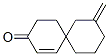 Spiro[5.5]undec-1-en-3-one, 8-methylene- (9CI) Struktur