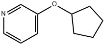 Pyridine, 3-(cyclopentyloxy)- (9CI) Struktur